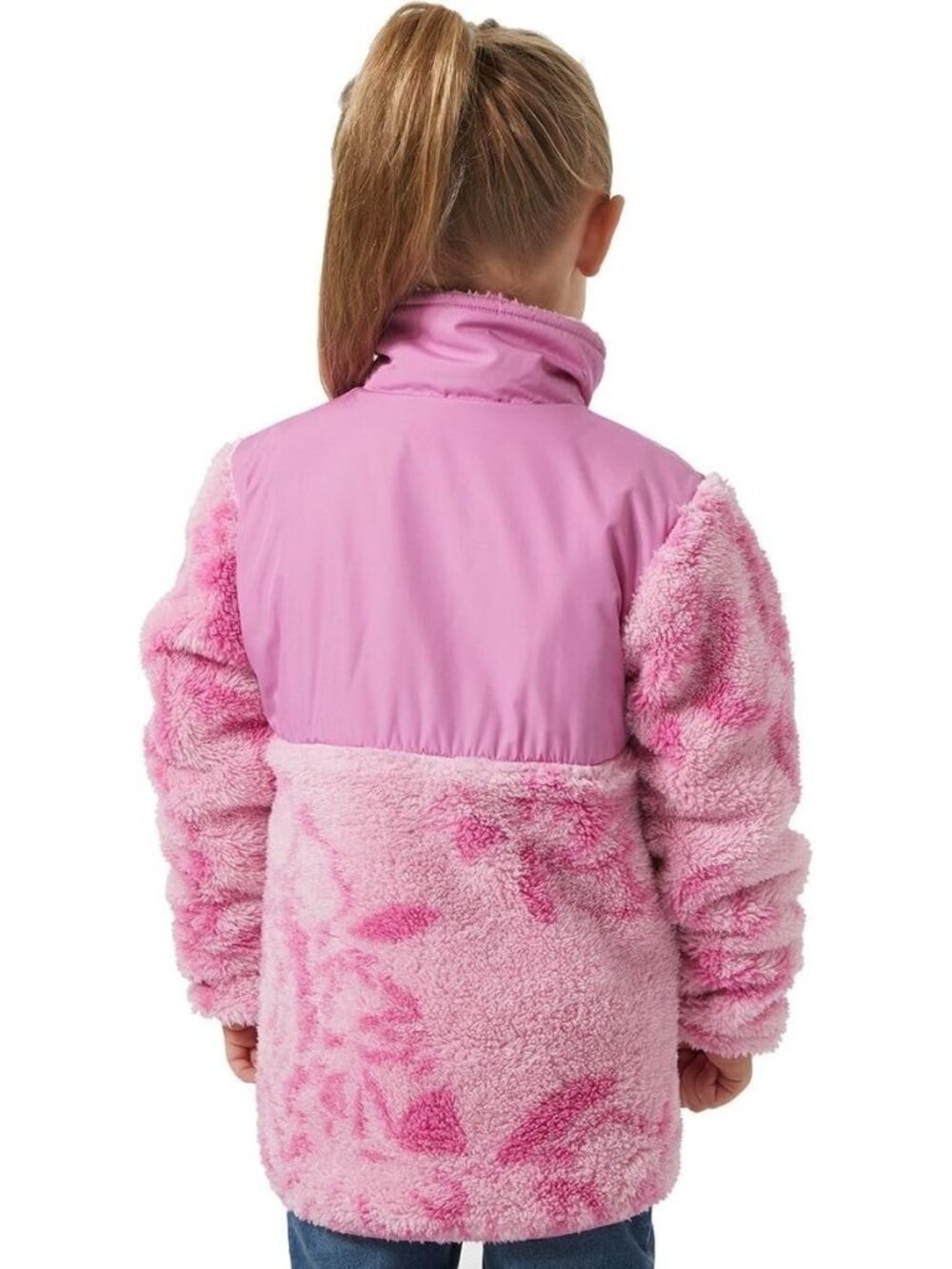 Helly Hansen Kids 1/2 Zip Midlayer Jacket Sweater Pink Size 5 - Picture 2 of 4